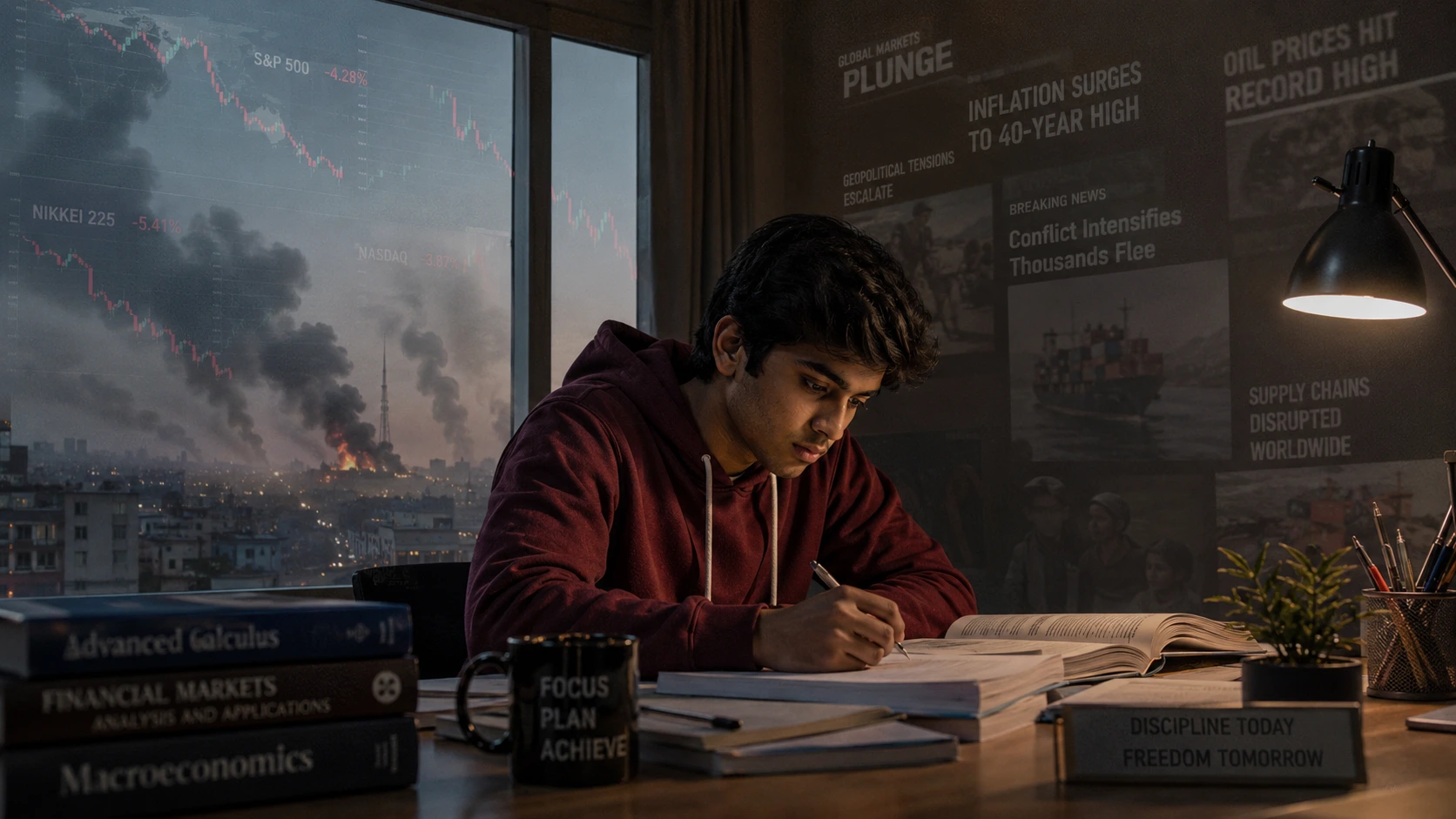 Young person experiencing anxiety when everything feels out of control