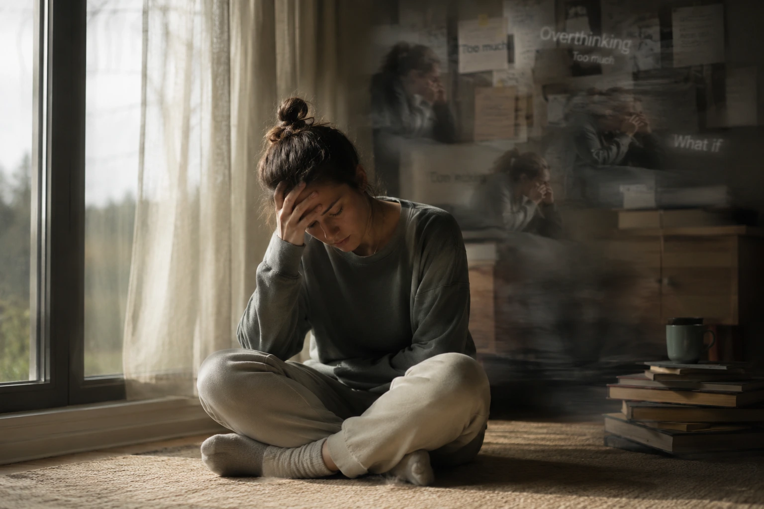 Emotional tension and stress - the psychology of happiness explores why the mind naturally struggles with contentment